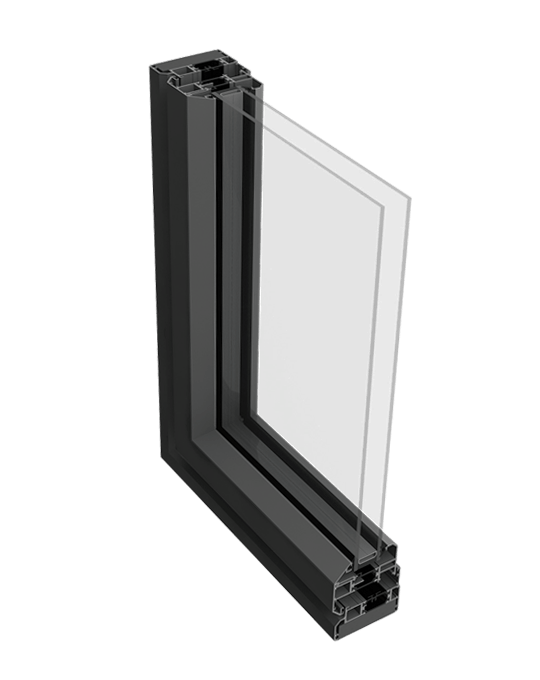 Aluminium casement window profile