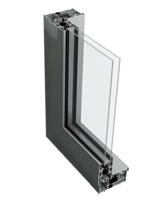 Aluminium patio door profile