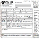 Bifold Door Order Form