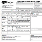 Commercial Door Order Form