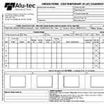 Contemporary Window Order Form