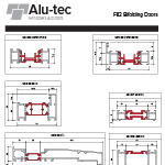 F82 Bifolding Doors Profile Chart