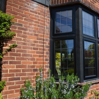 Black Aluminium Bay Window