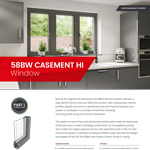 Aluminium Casement Window (Part L) Technical Data Sheet