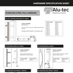 Stainless Steel Pull Handles from Alu-tec