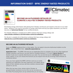 BFRC Energy Rated products for Alu-tec