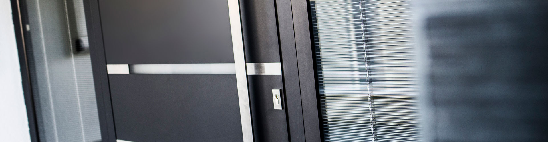aluminium contemporary flush door