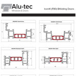 F80 IconiK Bifold Door Profile Chart