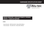 AOVs Automatic Opening Vents Smoke Windows - Hardware